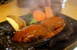 げんこつハンバーグ/静岡・炭焼きレストランさわやか 掛川インター店