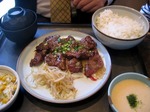 【ランチ】表参道・SIZZLE(しずる)/牛タン塩焼き定食(とろろ付き)