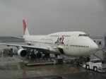 東京国際空港の札幌行きJAL日航機