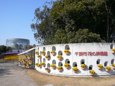 千葉市稲毛海浜公園・レストラン ラ・ミューゼのある「千葉市 花の美術館」