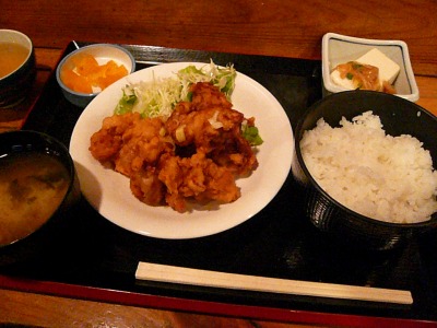 八重洲「ちょっぷく」鶏の唐揚げ ねぎソース