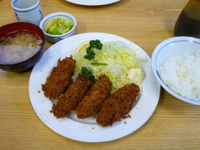 【ランチ】新橋・とんかつ 末吉/カキフライ定食