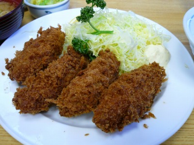 【ランチ】新橋・とんかつ 末吉のカキフライ定食