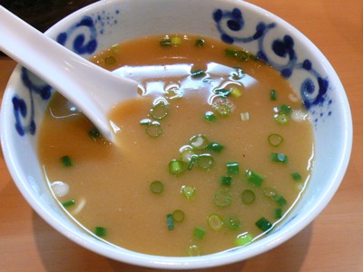 【ランチ】本八幡・魂麺 まつい/魂つけめんのつけ汁 スープ割り