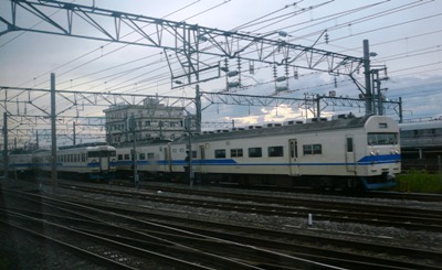 【'08北陸の旅】30年ぶりのブルートレイン!『寝台特急 北陸』号 富山駅構内