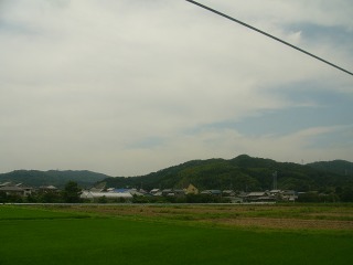 JR東海道本線沿線_7月の田園風景